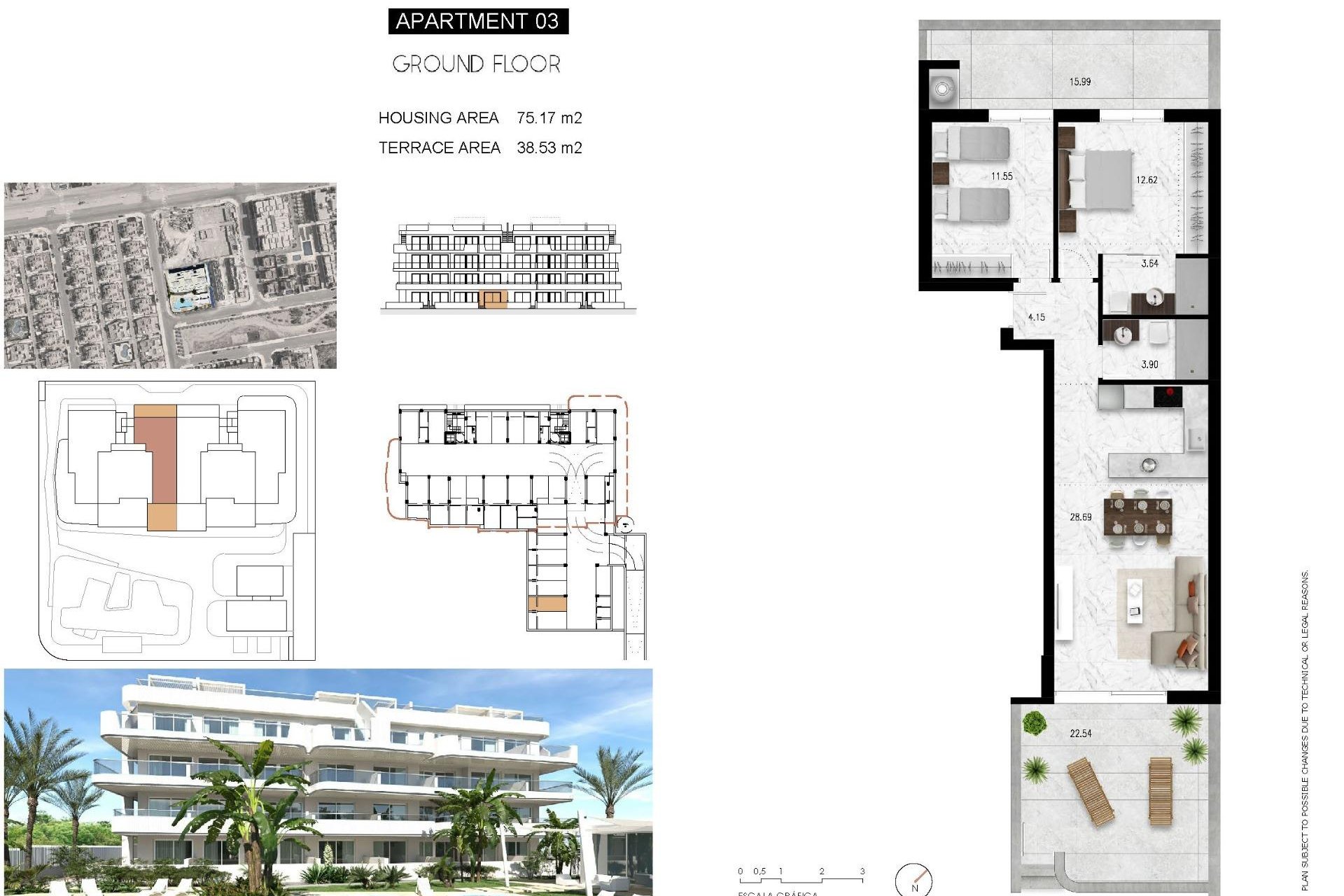 Nybygg - Apartment - Orihuela Costa - Lomas de Cabo Roig