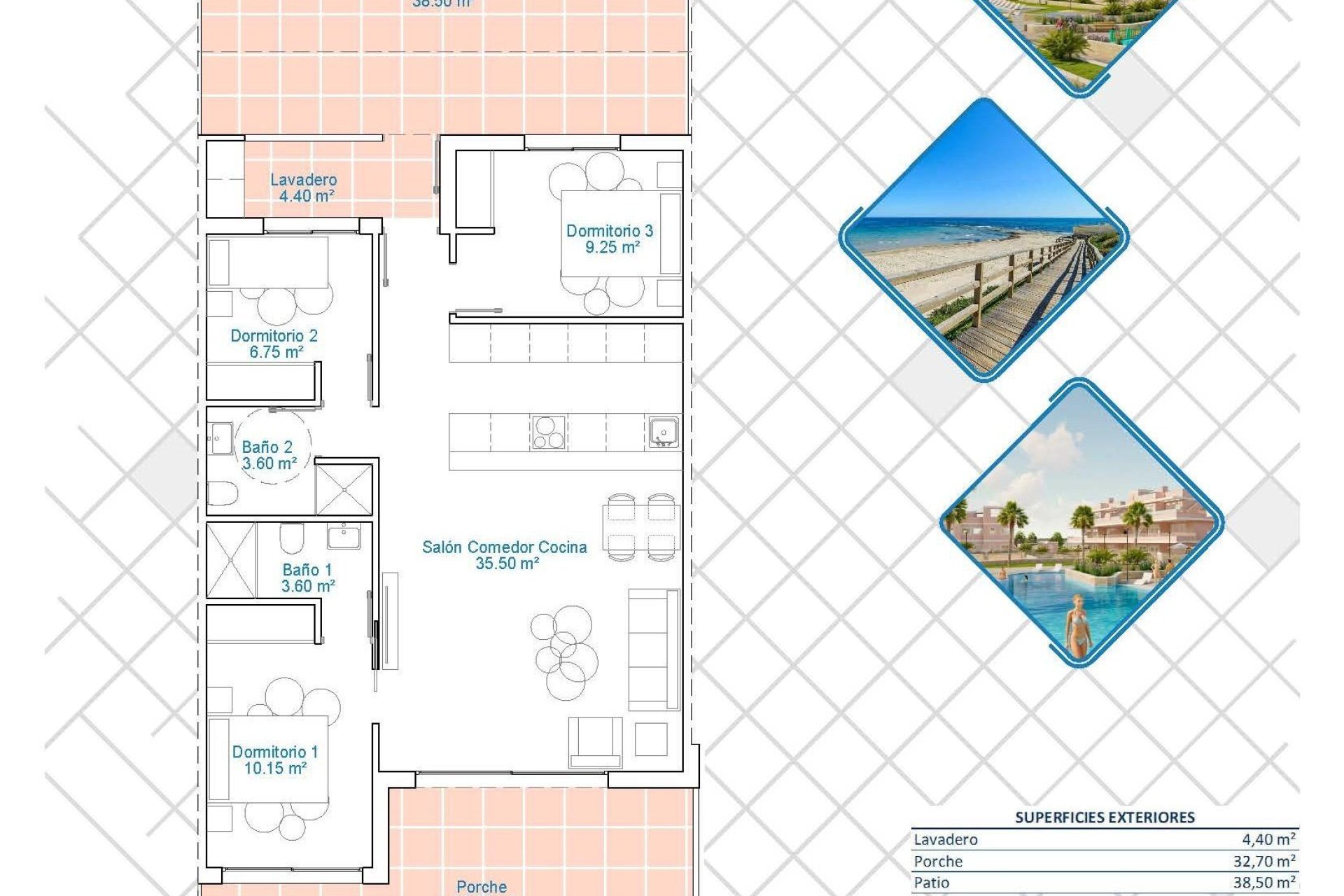 Nybygg - Apartment - Pilar de la Horadada - Lo Monte