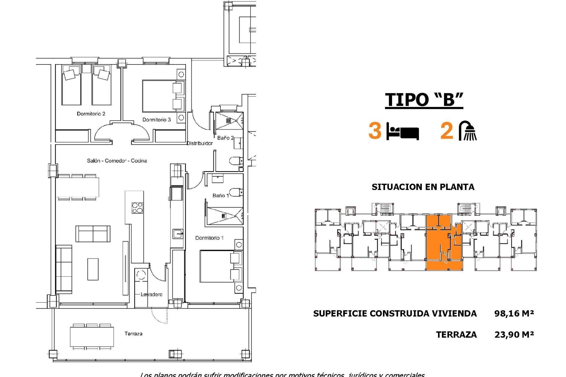 Nybygg - Apartment - San Miguel de Salinas - Pueblo