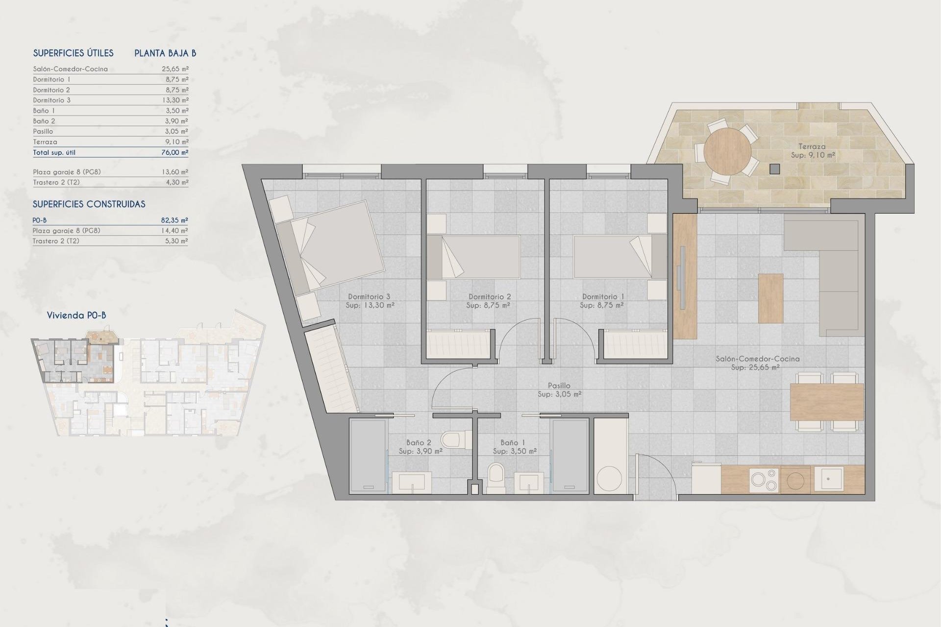 Nybygg - Apartment - San Pedro del Pinatar - Lo Pagan
