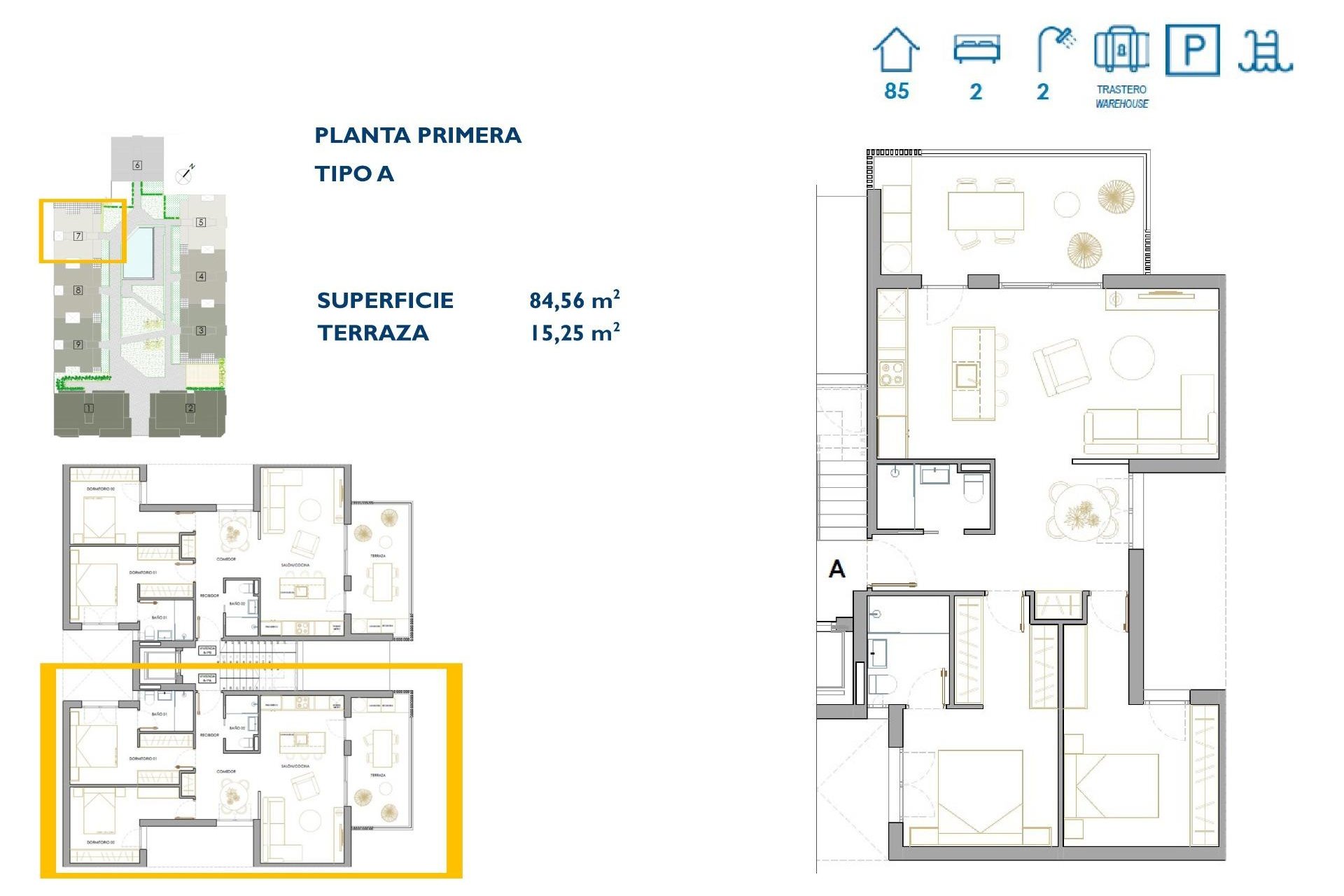 Nybygg - Apartment - San Pedro del Pinatar - Pueblo