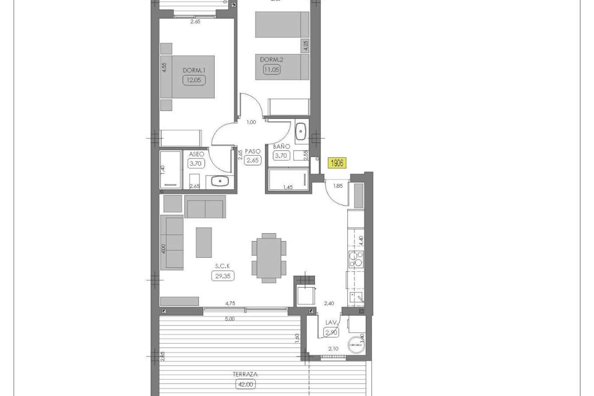 Nybygg - Bungalow - Algorfa - La Finca Golf
