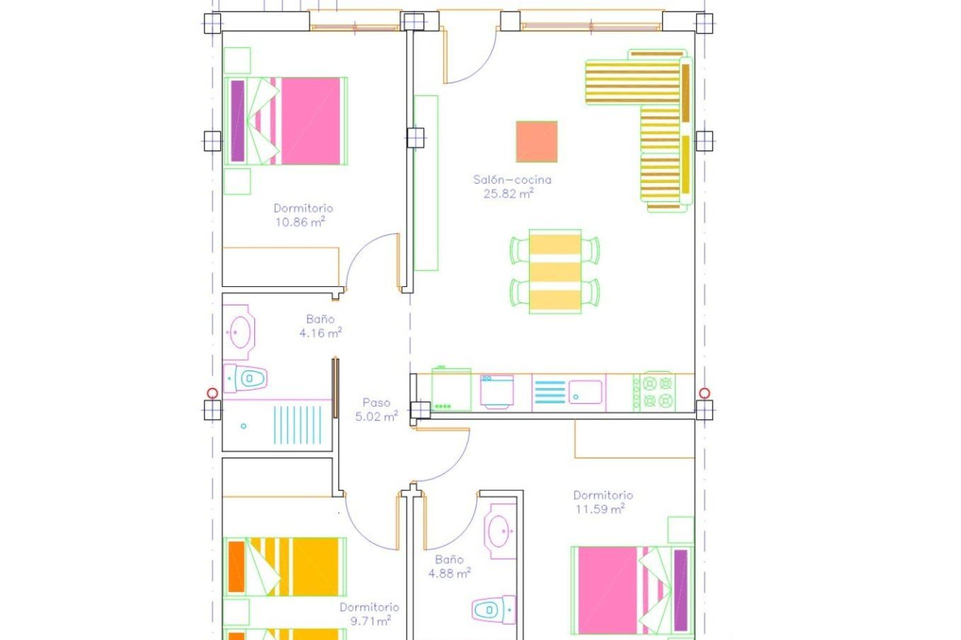 Nybygg - Bungalow - San Javier - pueblo