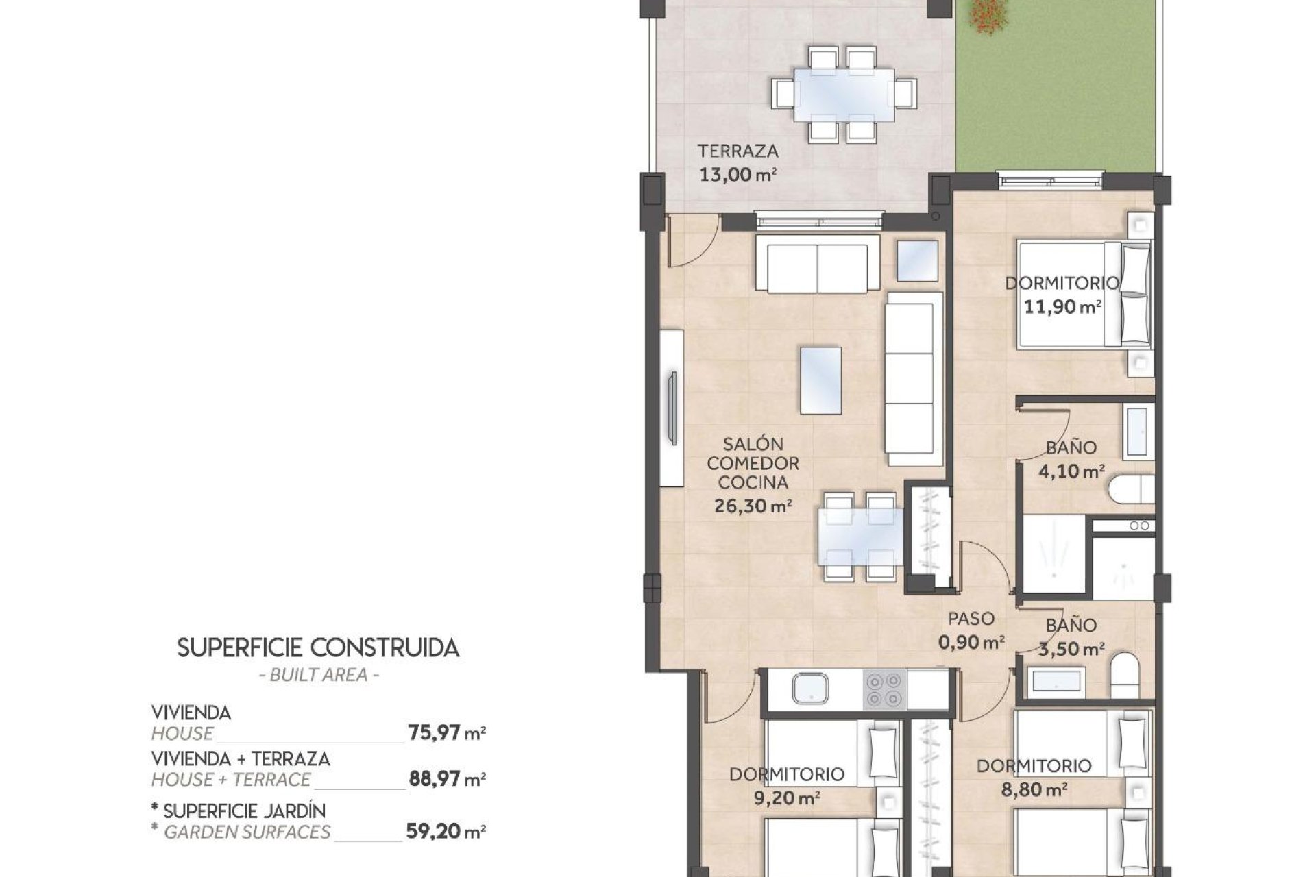 Nybygg - Bungalow - San Miguel de Salinas - La Cañada