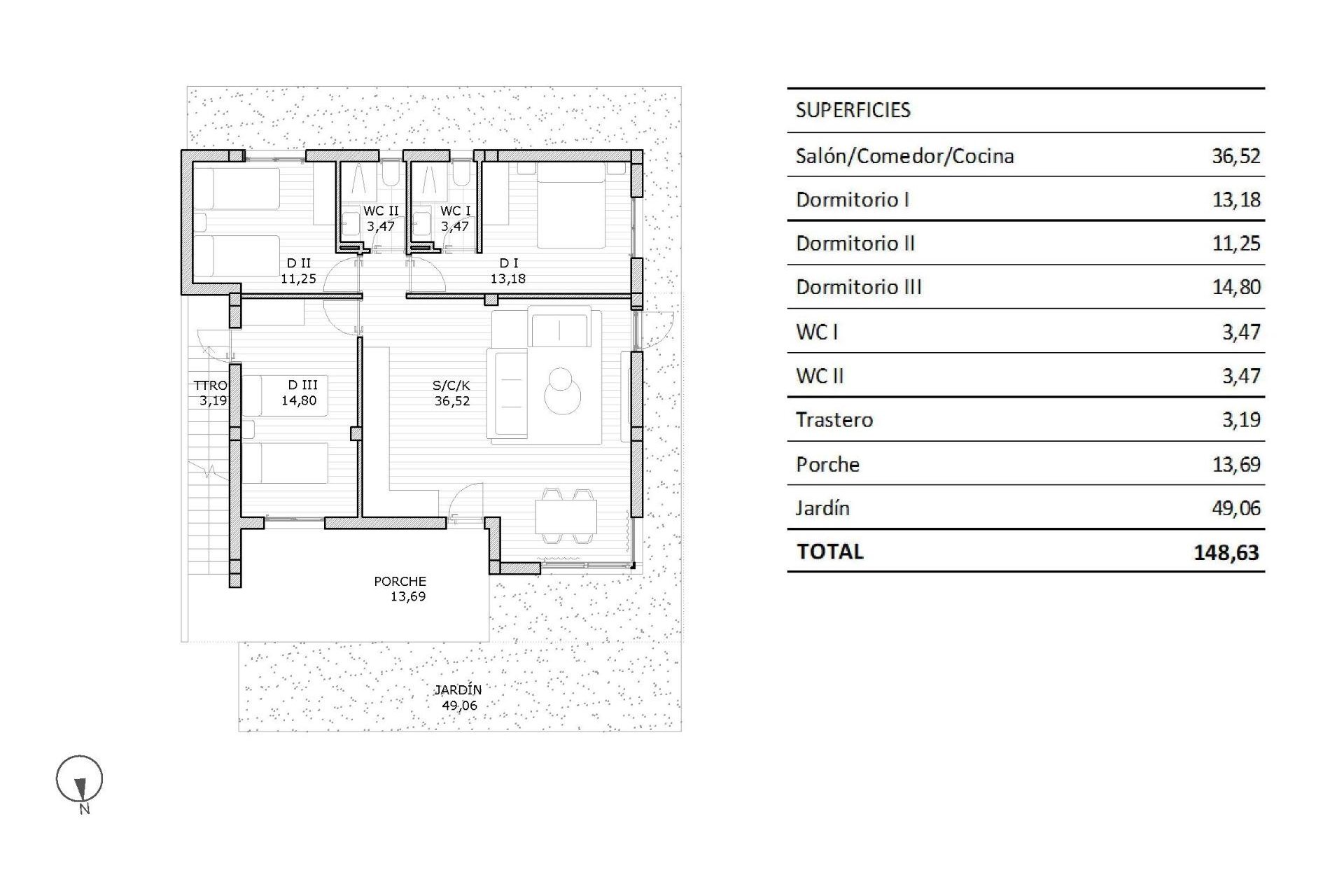 Nybygg - Bungalow - San Miguel de Salinas - Pueblo