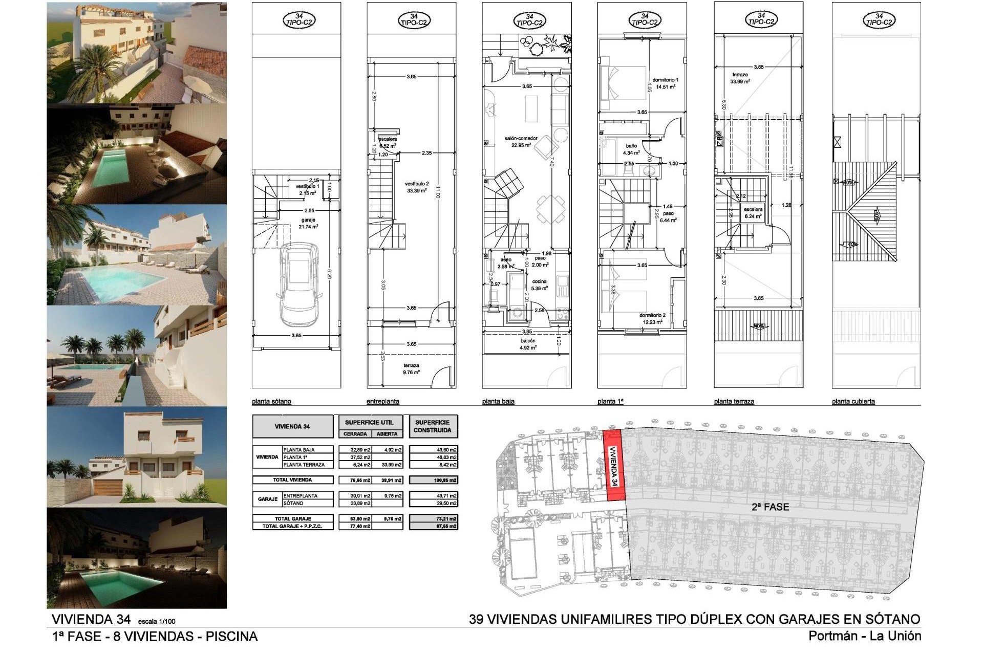 Nybygg - Rekkehus - La Union - centro