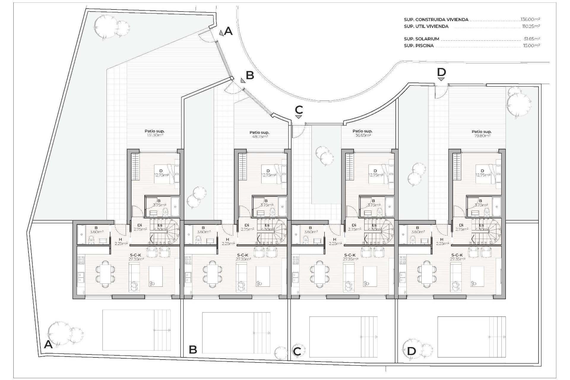Nybygg - Rekkehus - Mazarron - Country Club