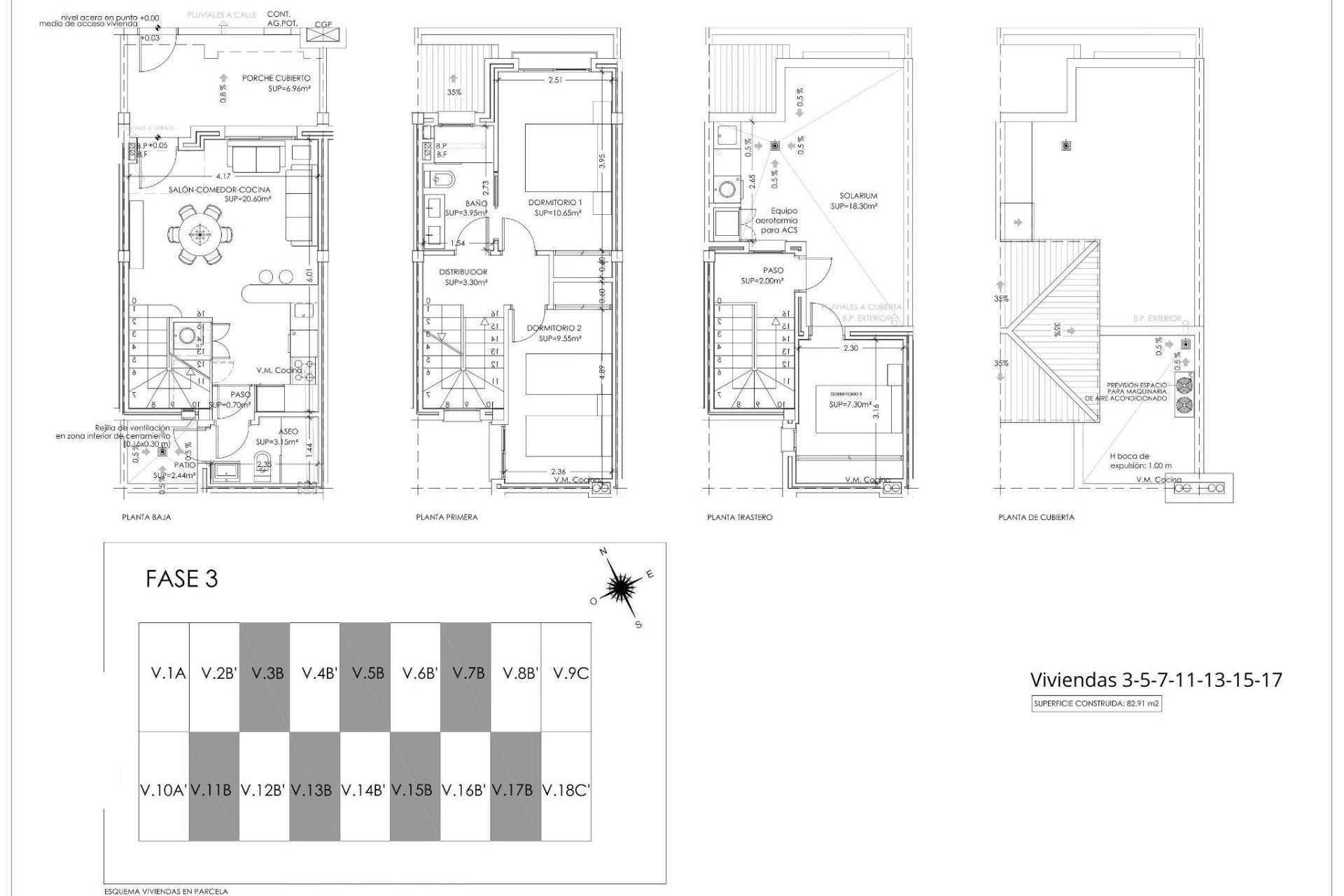 Nybygg - Rekkehus - Torre Pacheco - Santa Rosalia pueblo