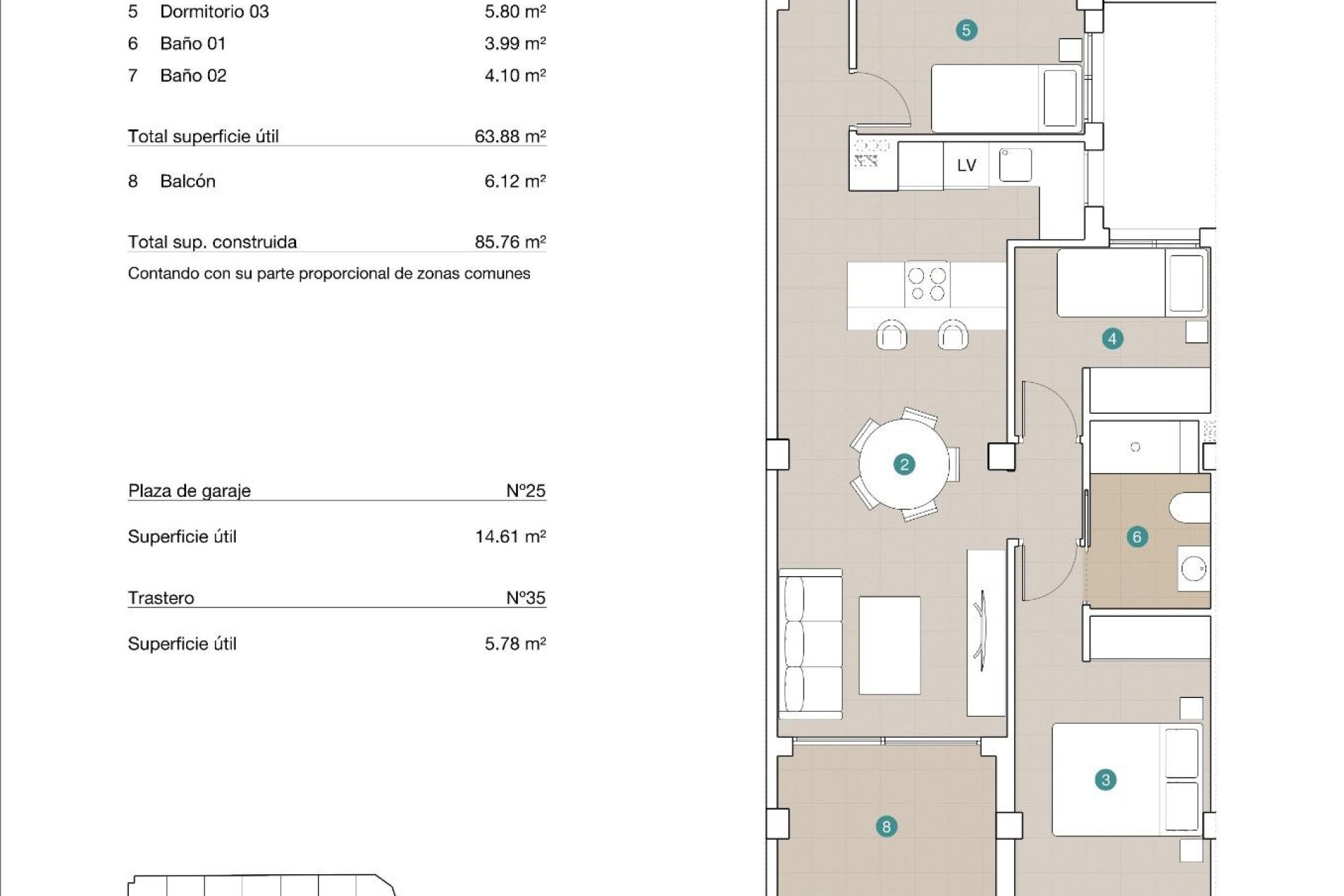 Nybygg - Toppleilighet - Jacarilla - pueblo