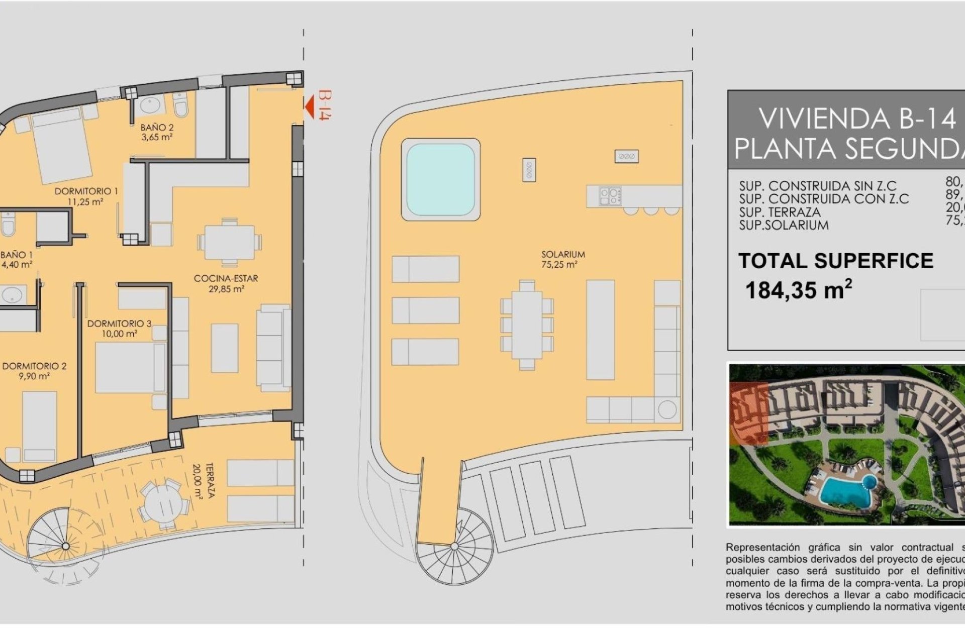 Nybygg - Toppleilighet - Los Alcazares - Serena Golf