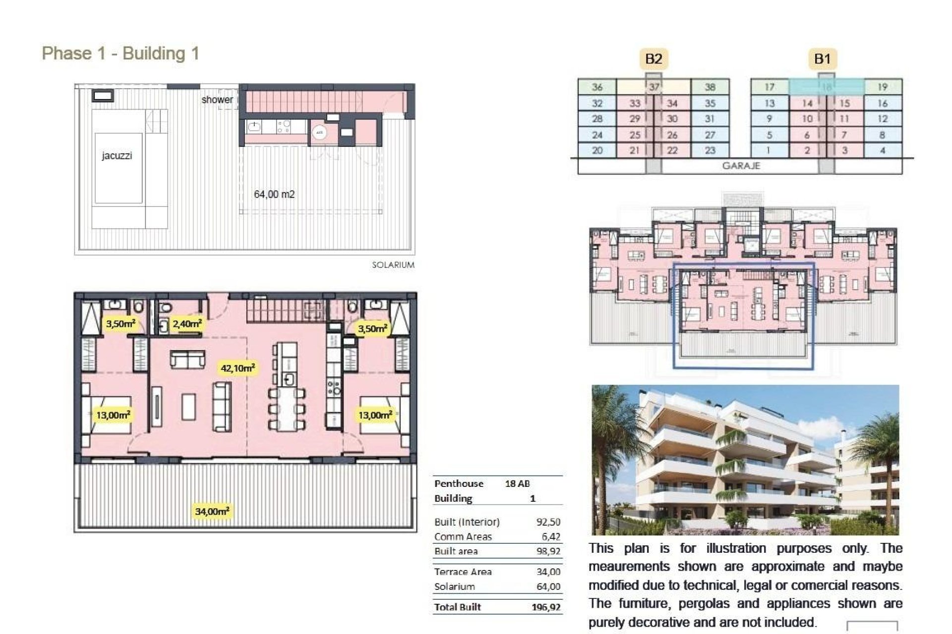 Nybygg - Toppleilighet - Torre Pacheco - Santa Rosalia Lake And Life Resort