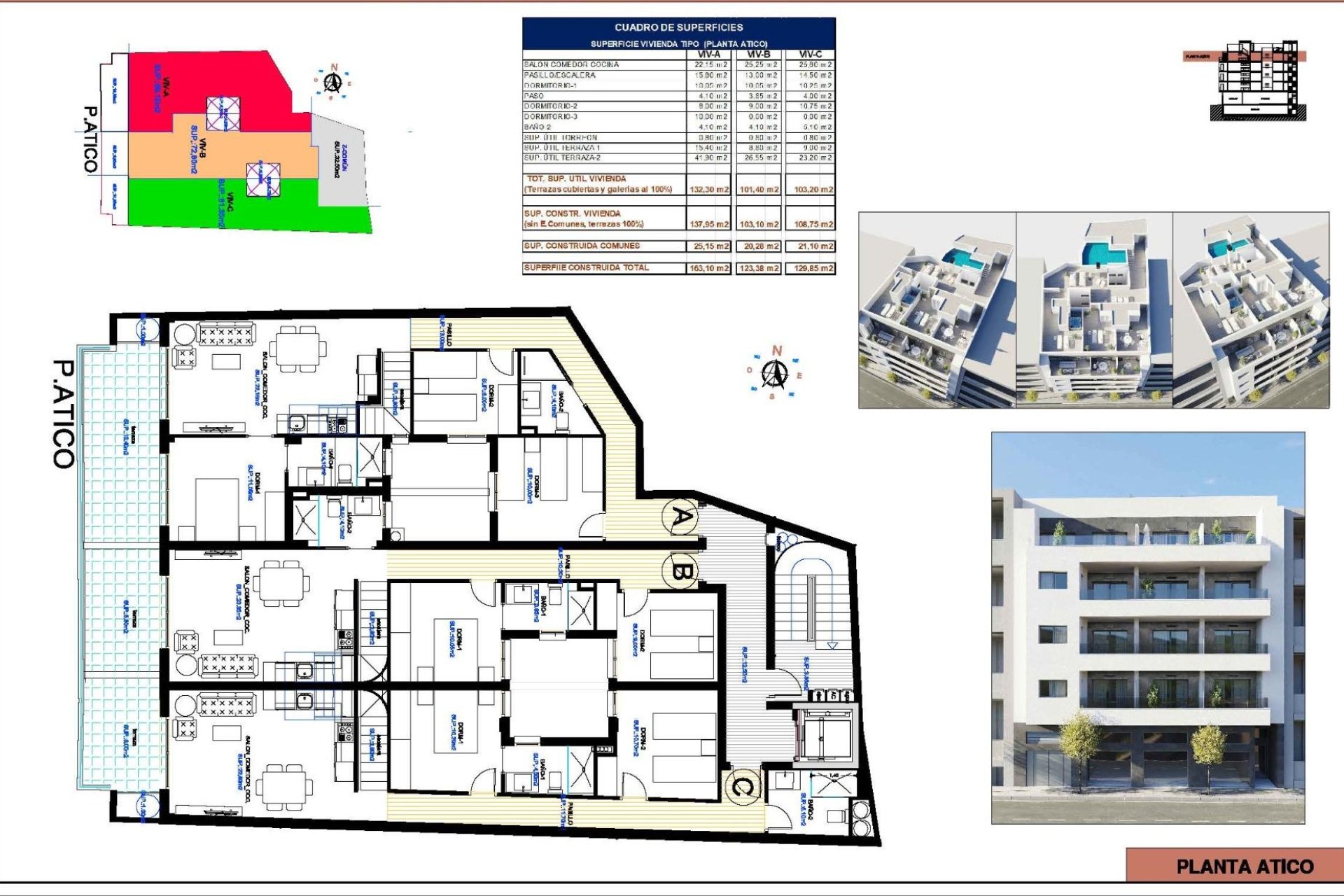 Nybygg - Toppleilighet - Torrevieja - Centro