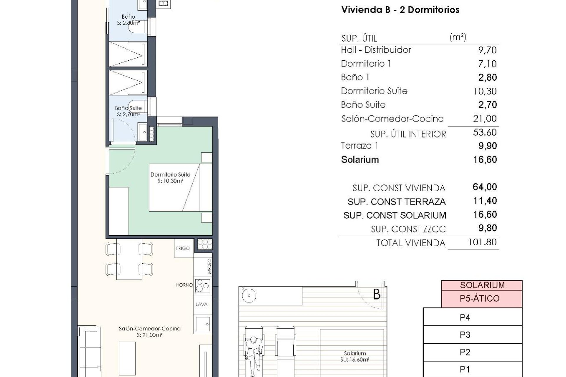 Nybygg - Toppleilighet - Torrevieja - Habaneras