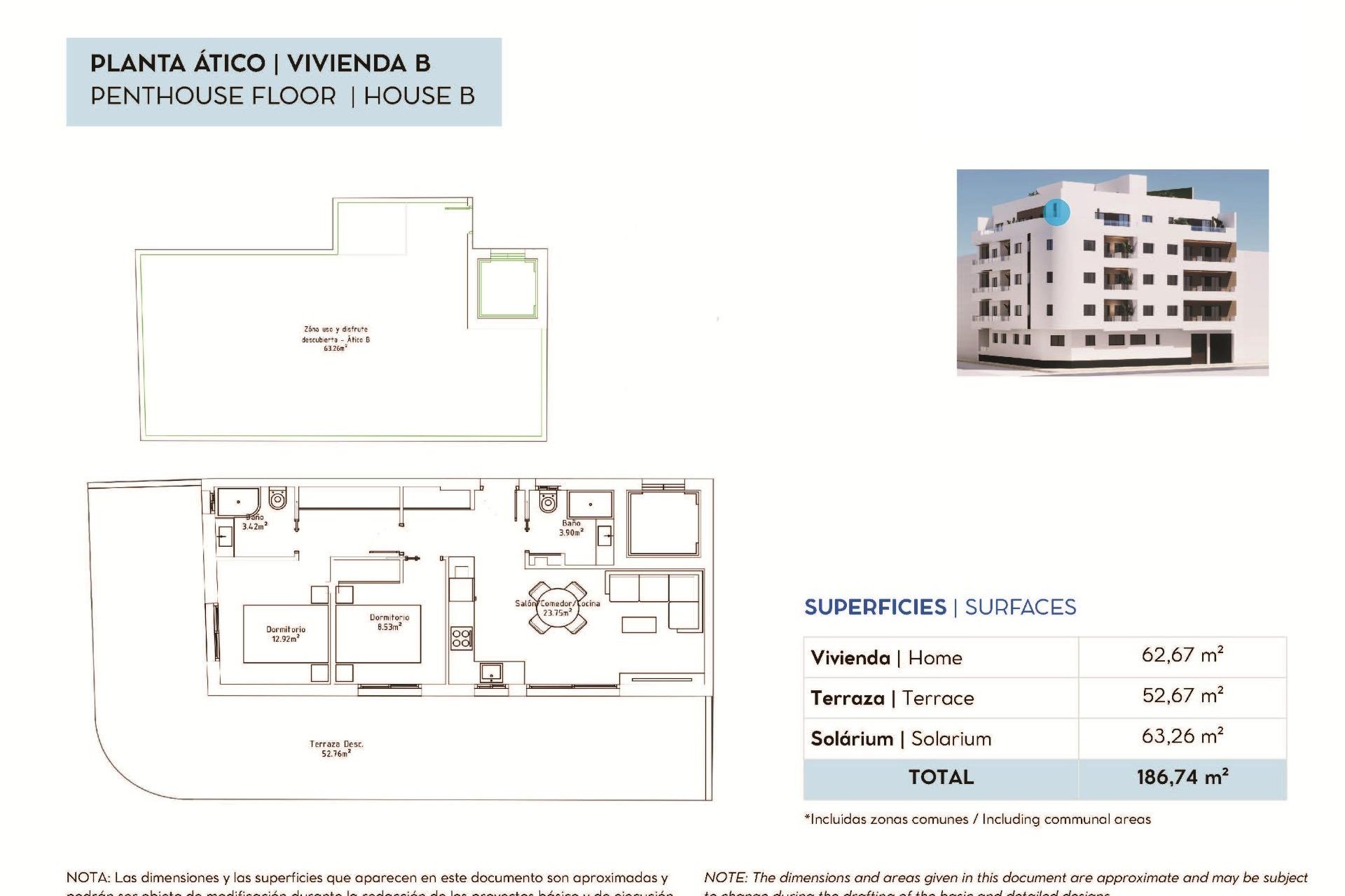 Nybygg - Toppleilighet - Torrevieja - pueblo