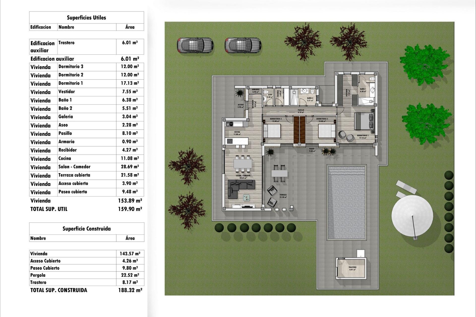 Nybygg - Villa - Aspe - Poligono 19