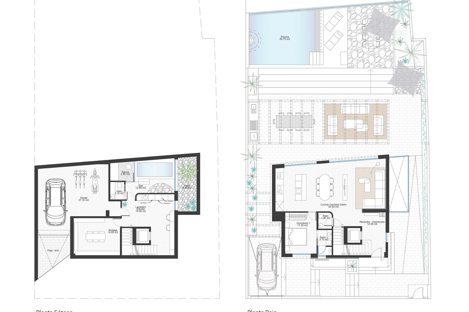 Nybygg - Villa - Cabo de Palos - Cala Flores