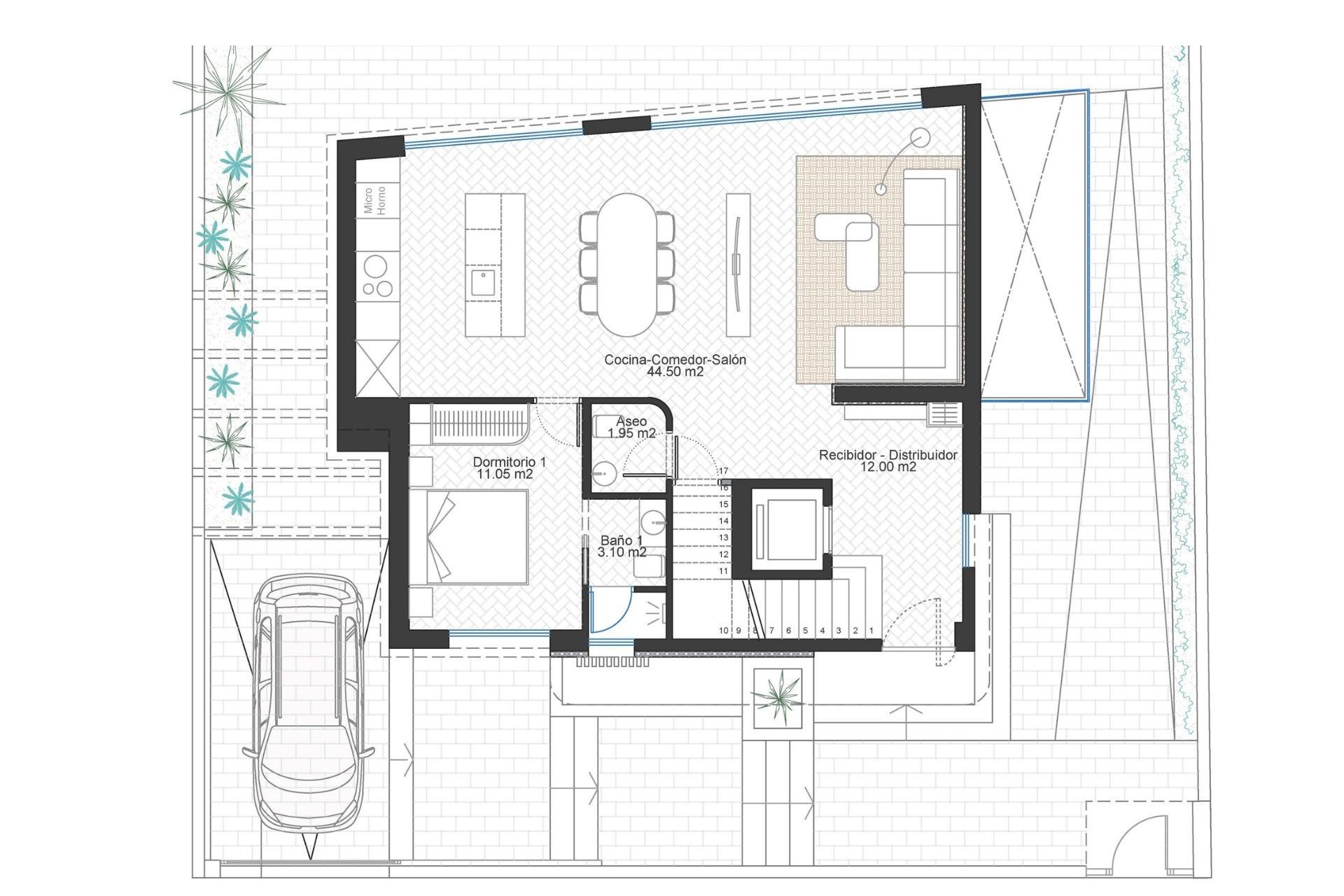 Nybygg - Villa - Cabo de Palos - Cala Flores