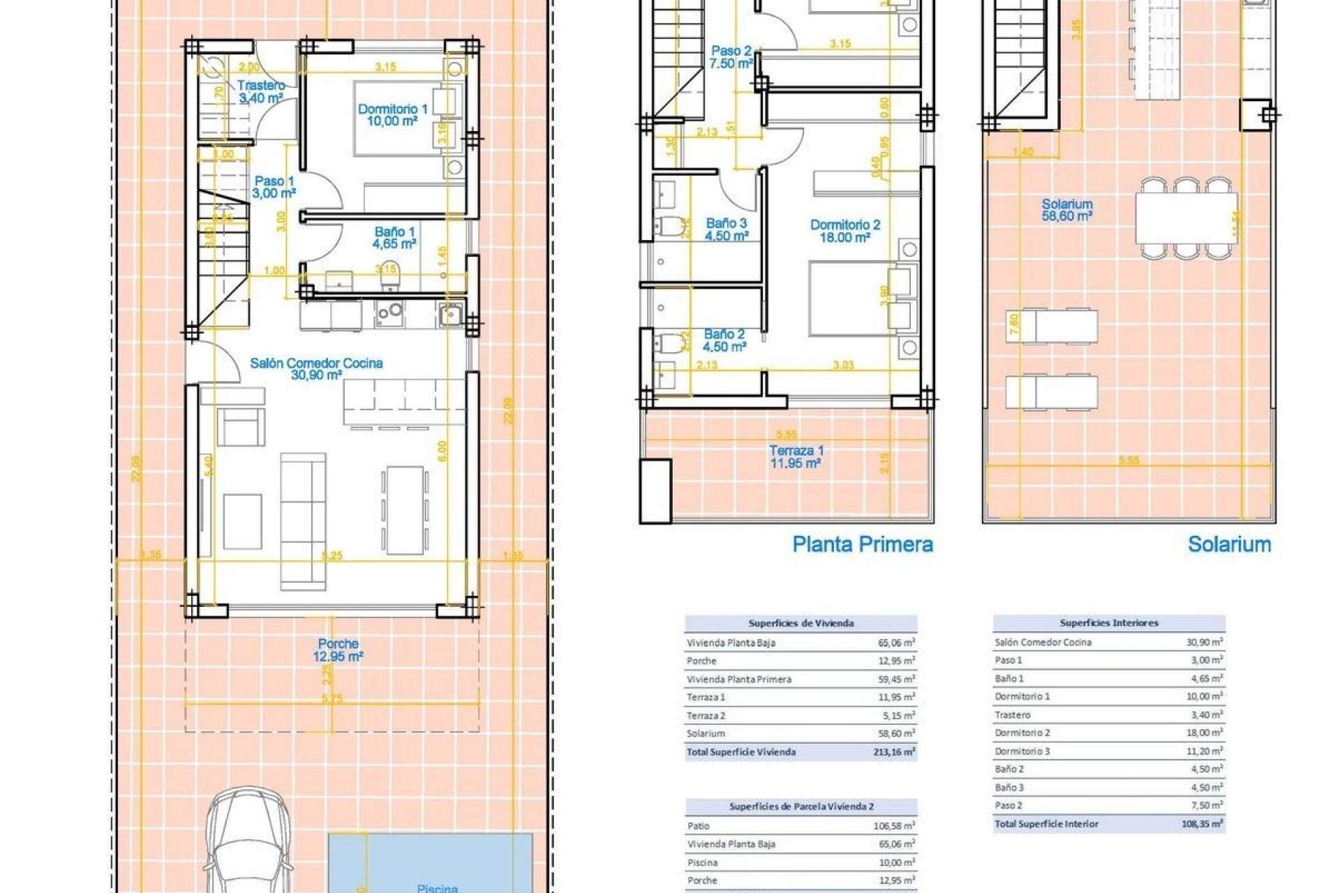 Nybygg - Villa - Pilar de la Horadada - pueblo