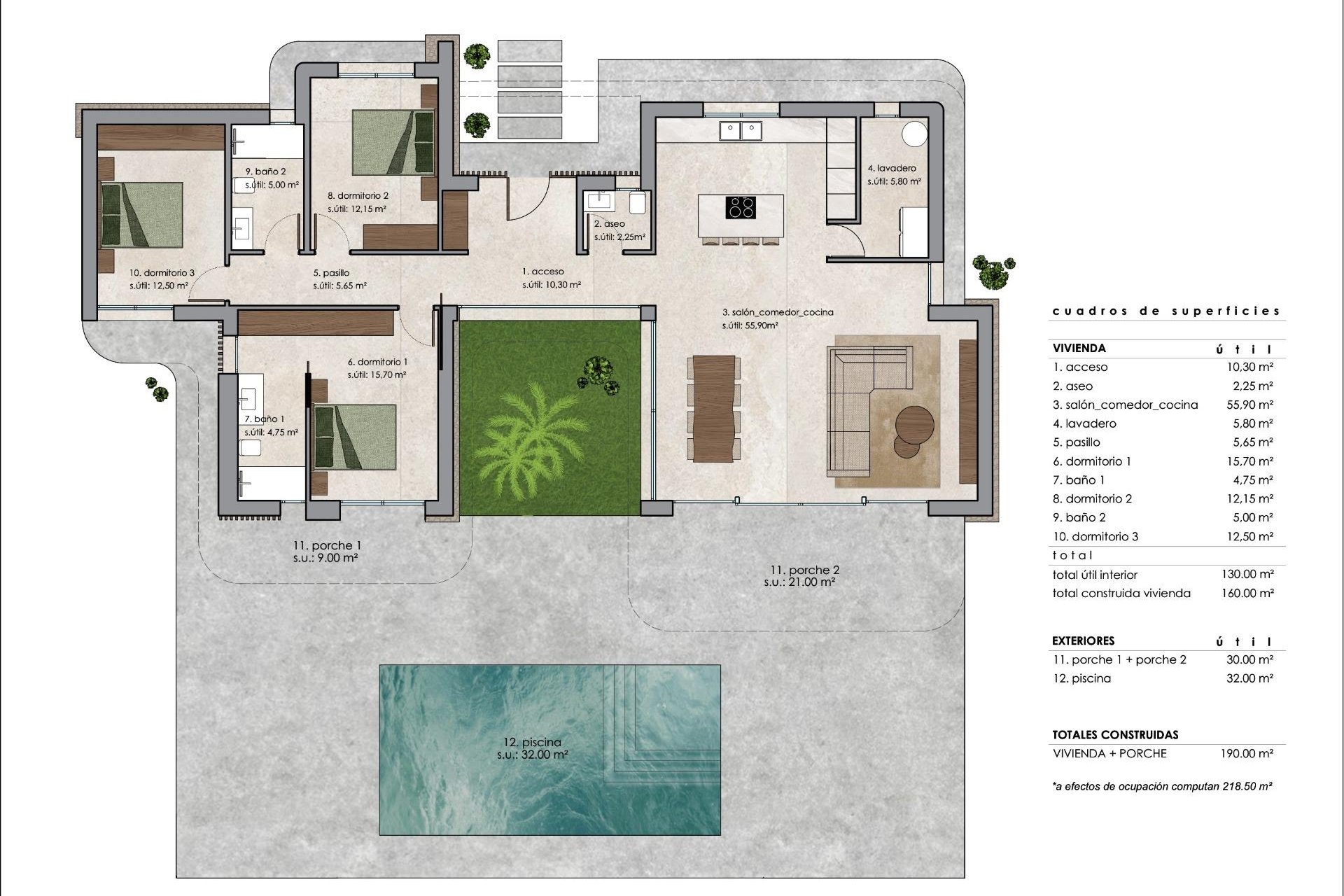 Nybygg - Villa - Pinoso - Lel