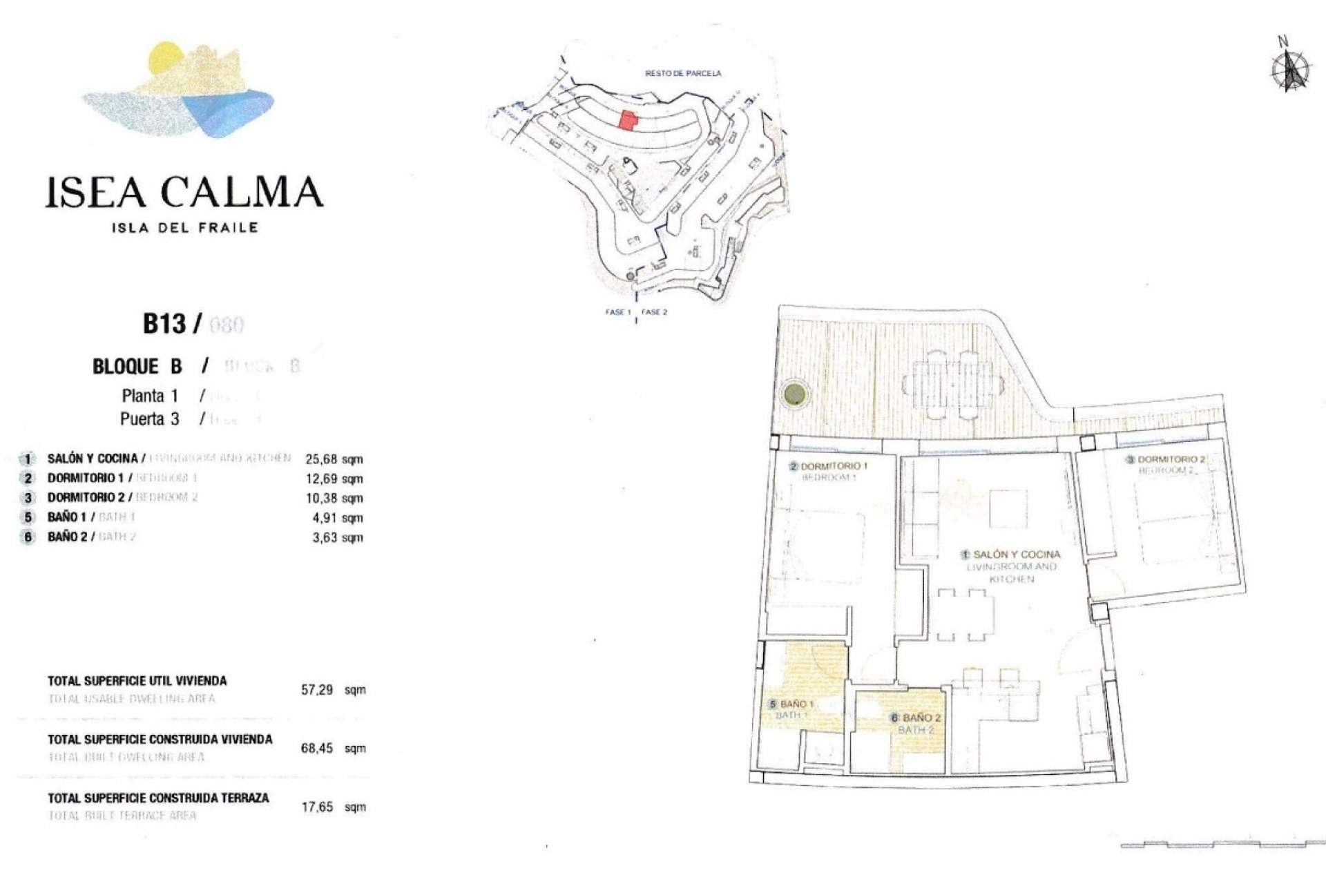 Resale - Apartment - Aguilas