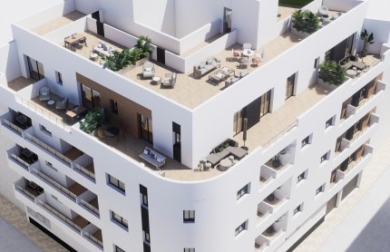 Toppleilighet - Nybygg - Torrevieja - pueblo